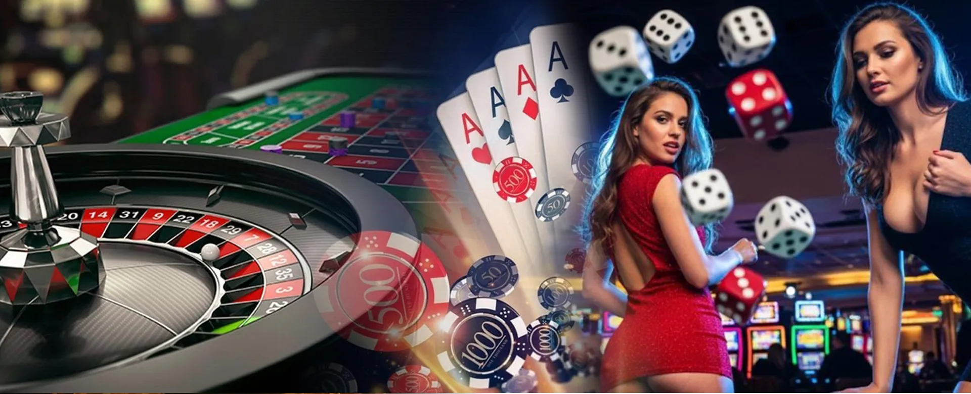 Luxurious gamezone bet table games casino interior
